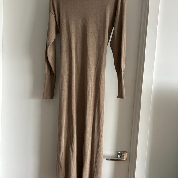 Modern Citizen Linden Front Wrap Sweater Dress - Picture 4 of 6